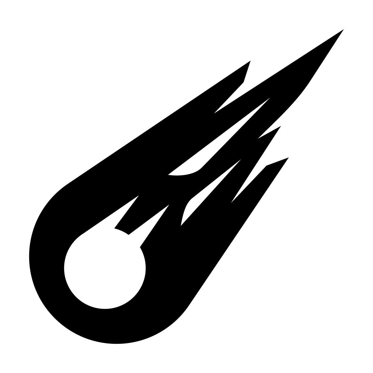 glyph neue style cometa icon