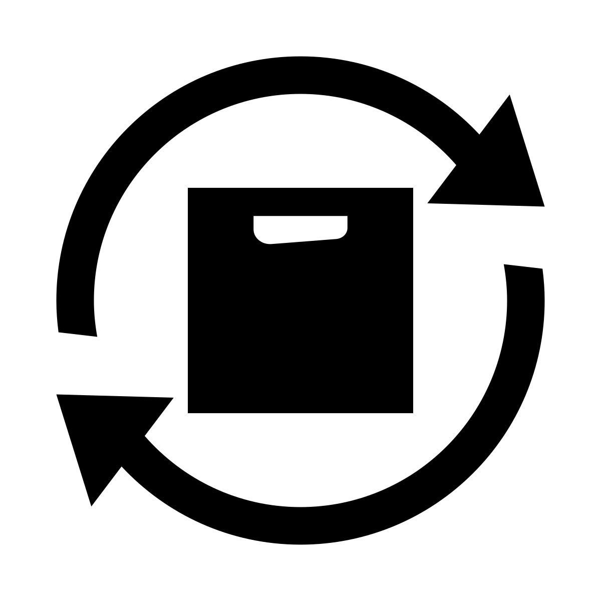 glyph neue style fatturato delle materie prime icon