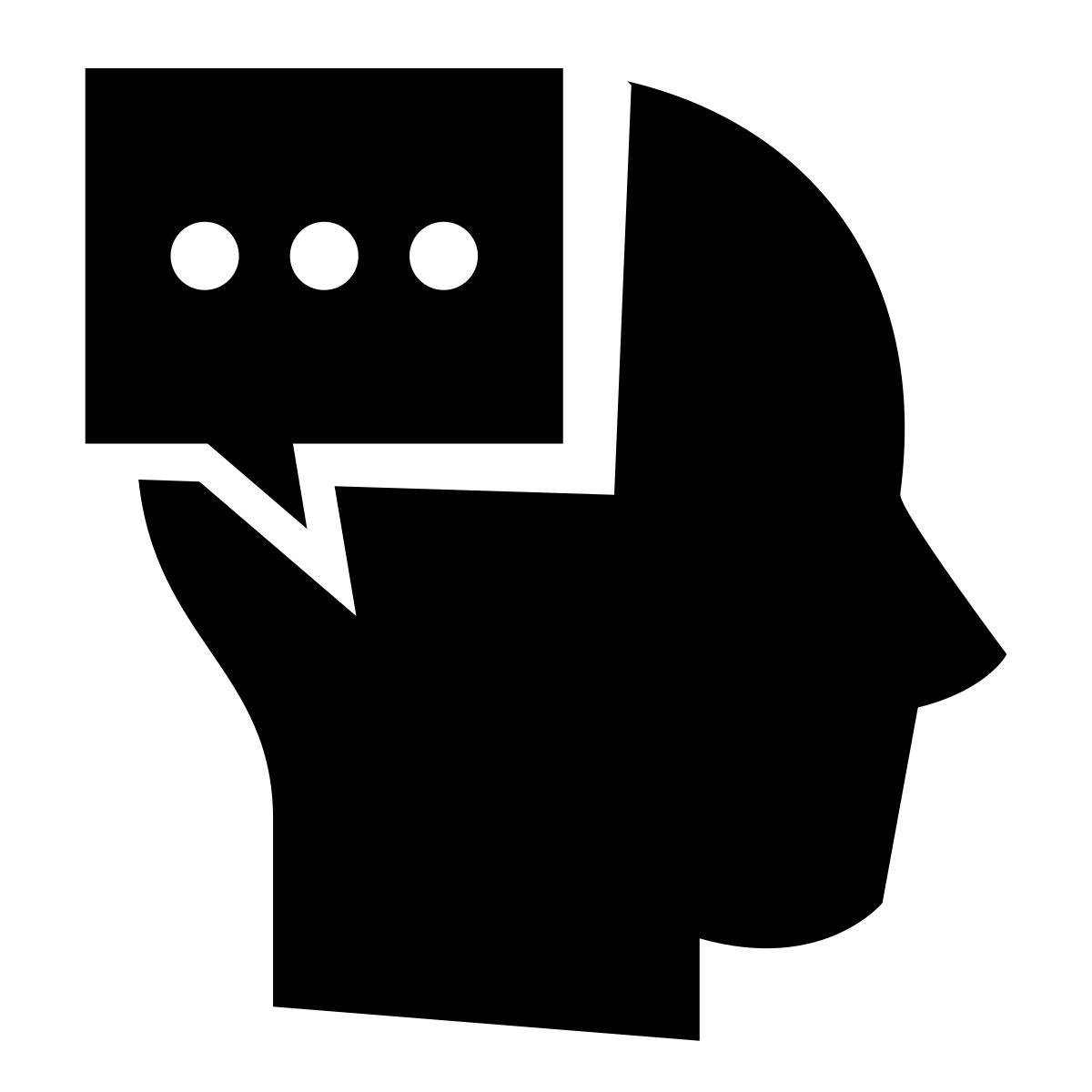 glyph neue style capacità di comunicazione icon