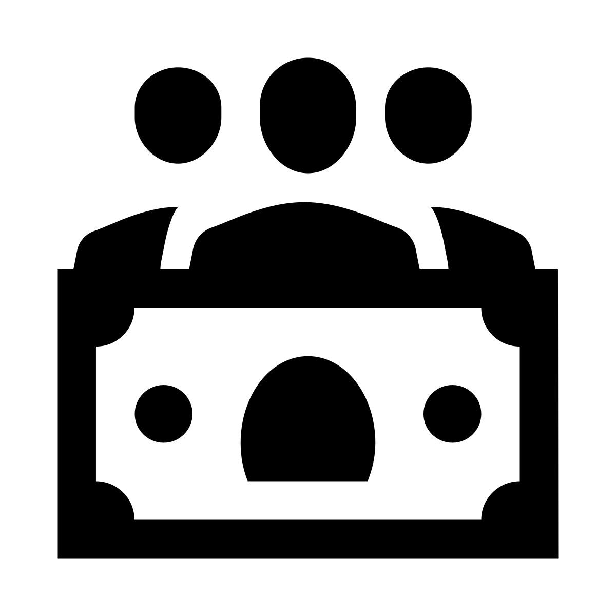 glyph neue style subsídios comunitários icon