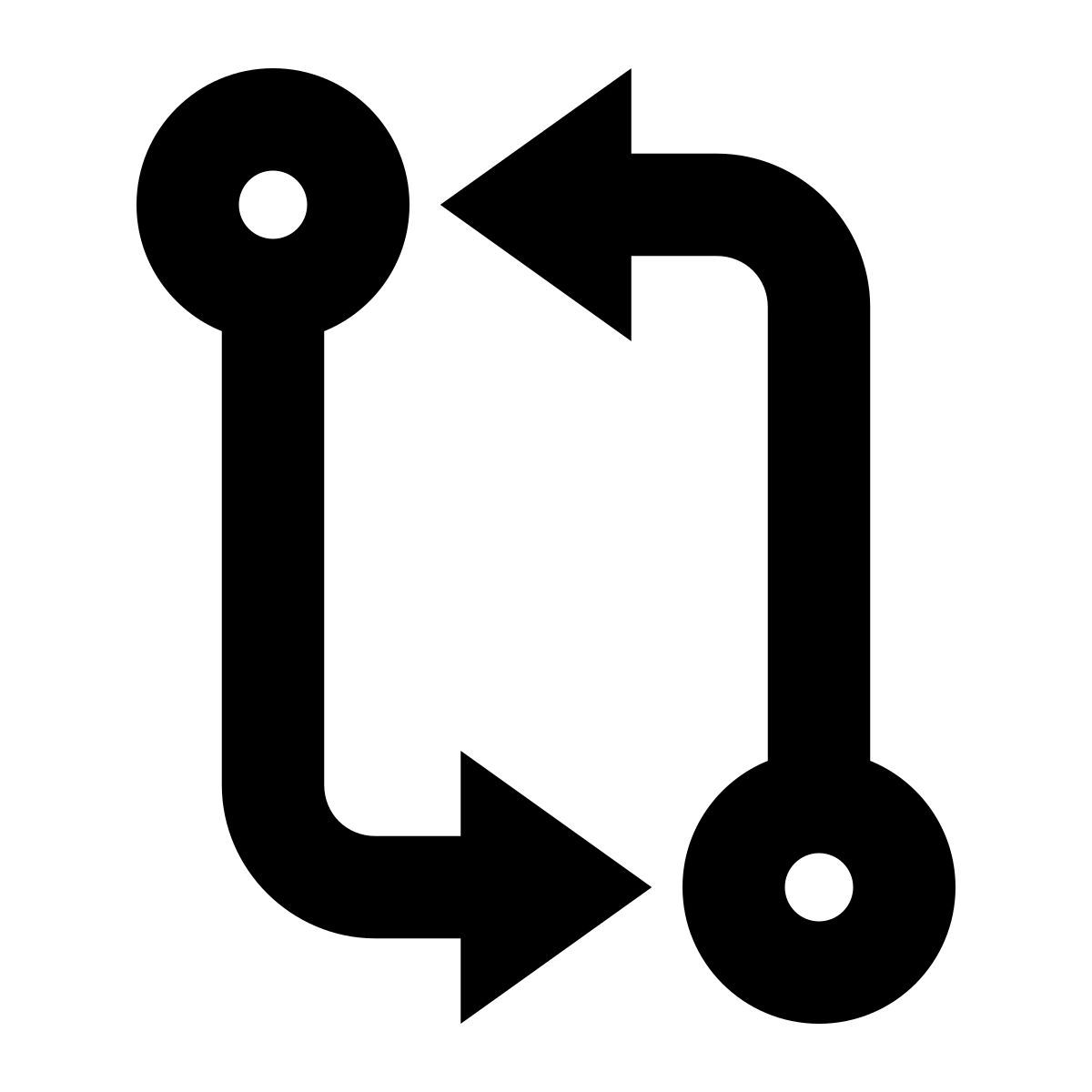 glyph neue style compare git icon