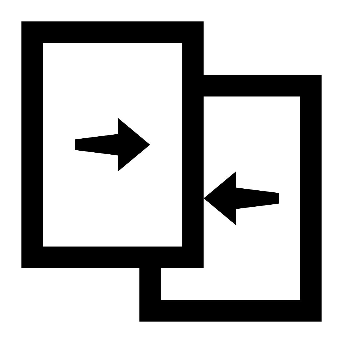 glyph neue style compare icon