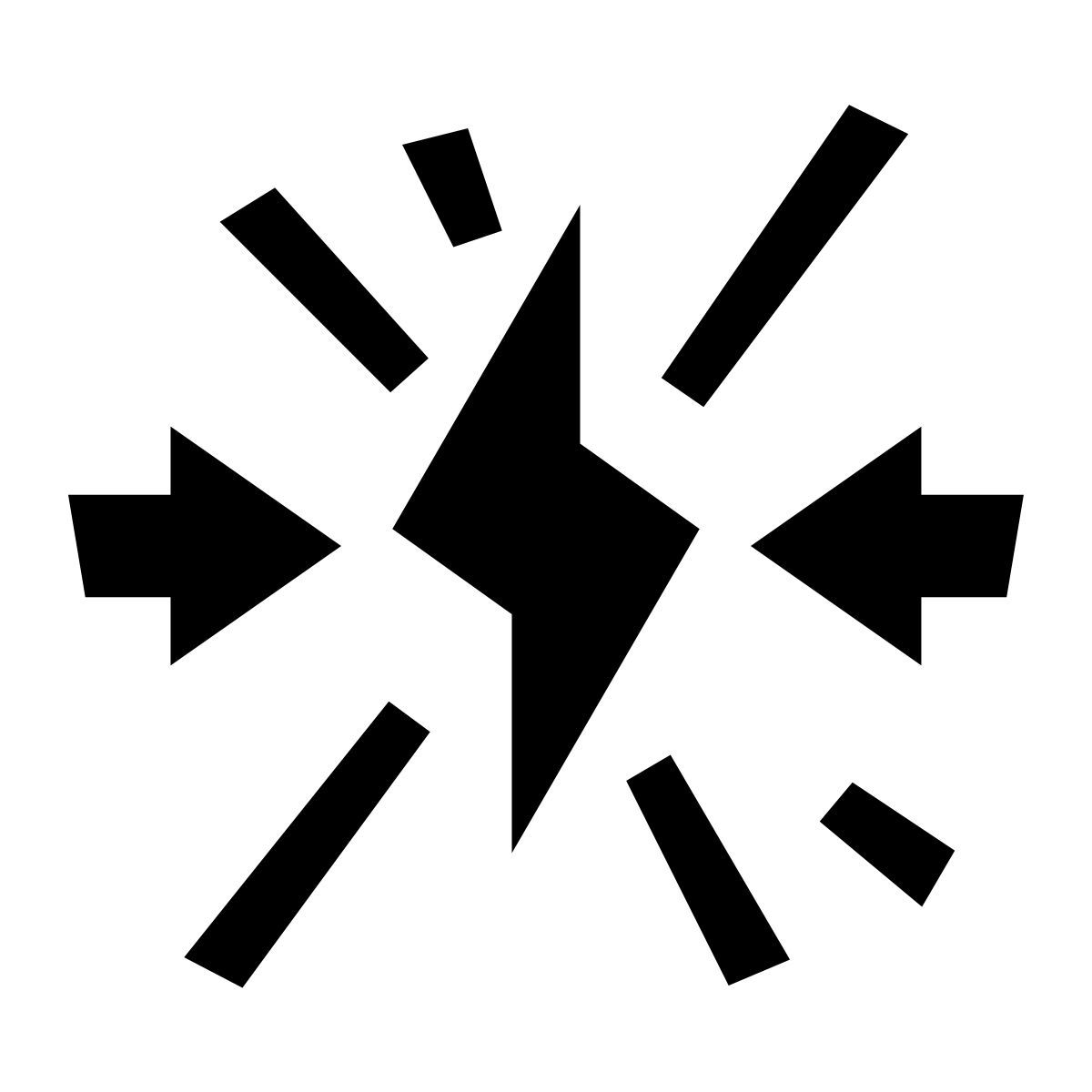 glyph neue style conflitto icon