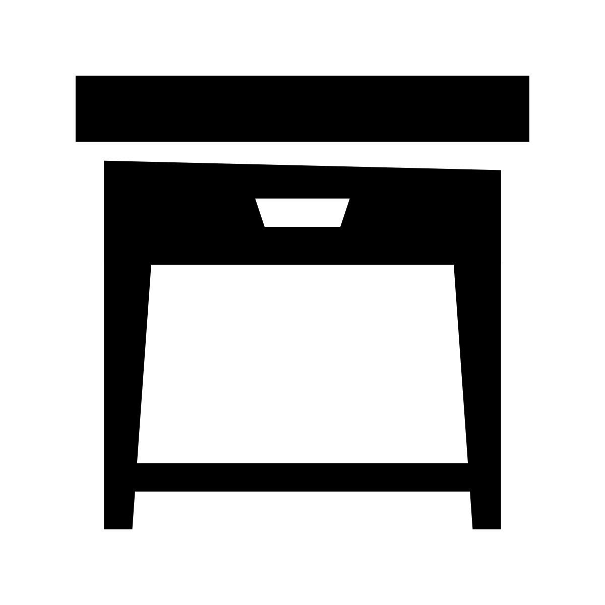 glyph neue style mesa de console icon