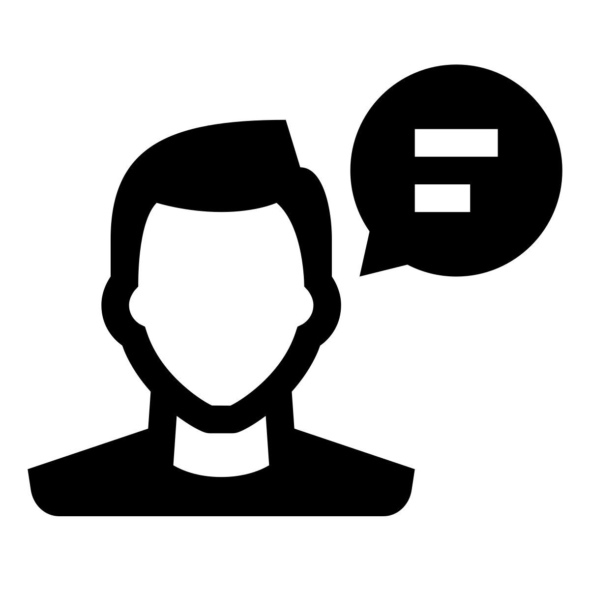 glyph neue style beratung icon