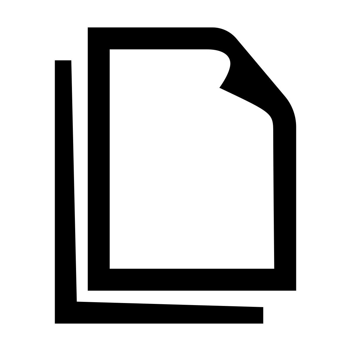 glyph neue style copy icon