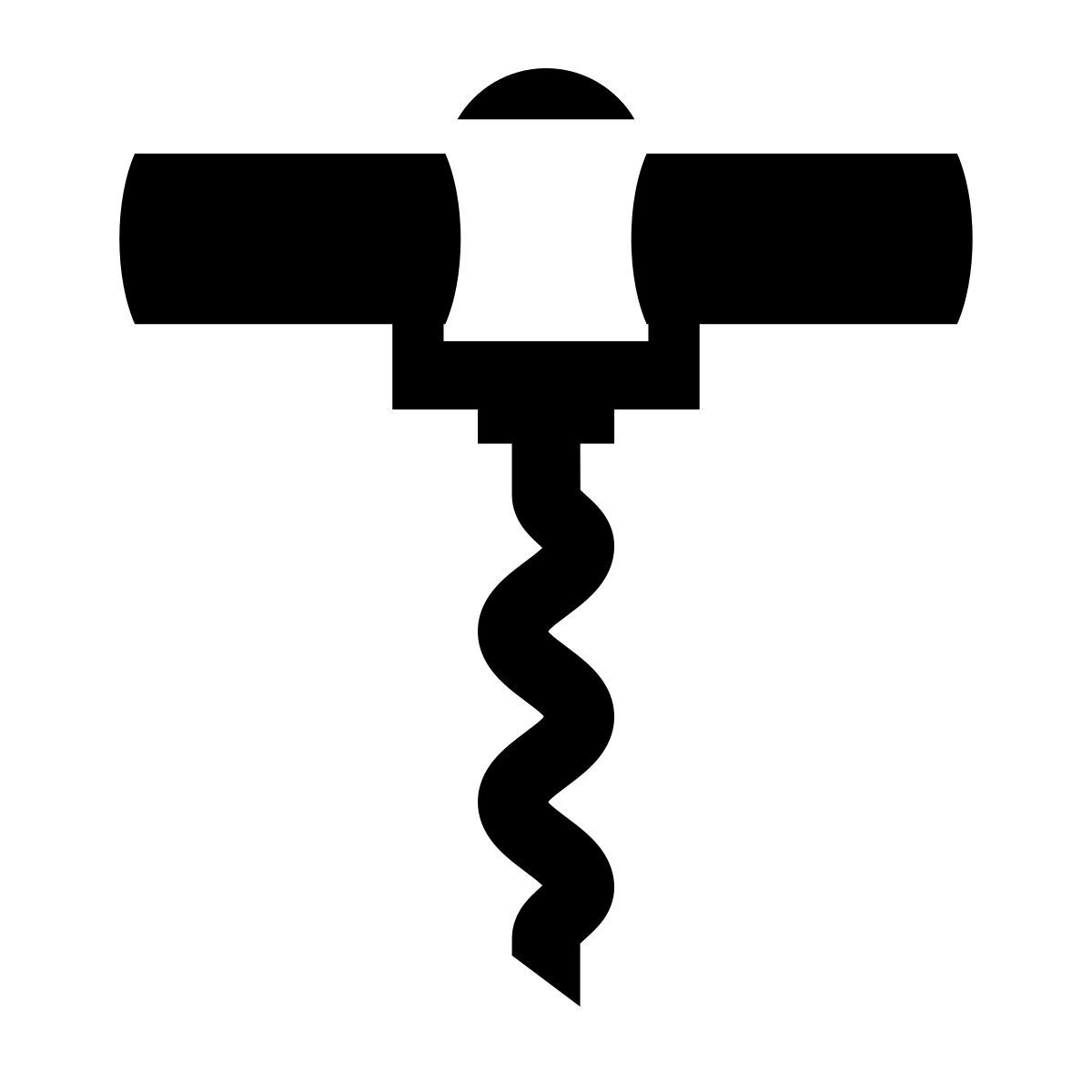 glyph neue style sacacorchos icon