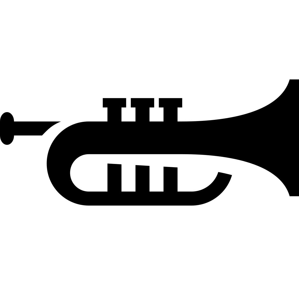 glyph neue style trompette icon