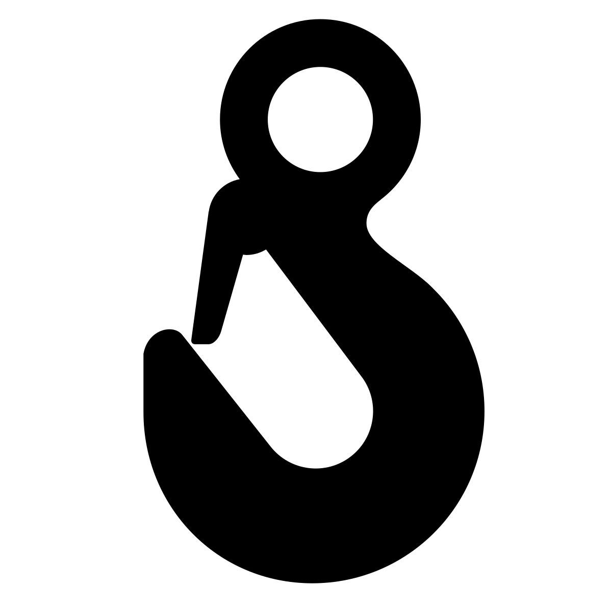 glyph neue style 크레인 후크 icon