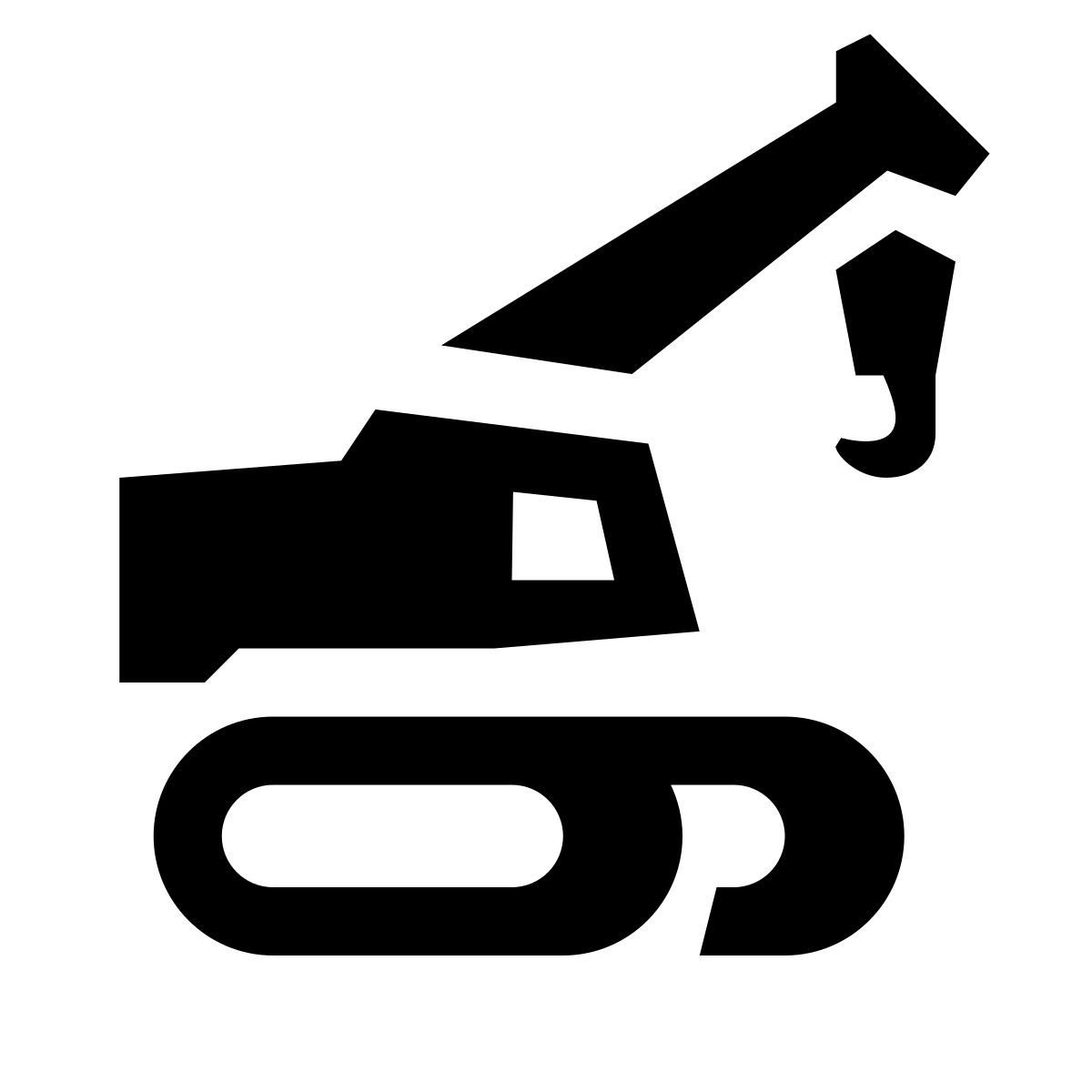glyph neue style кран icon