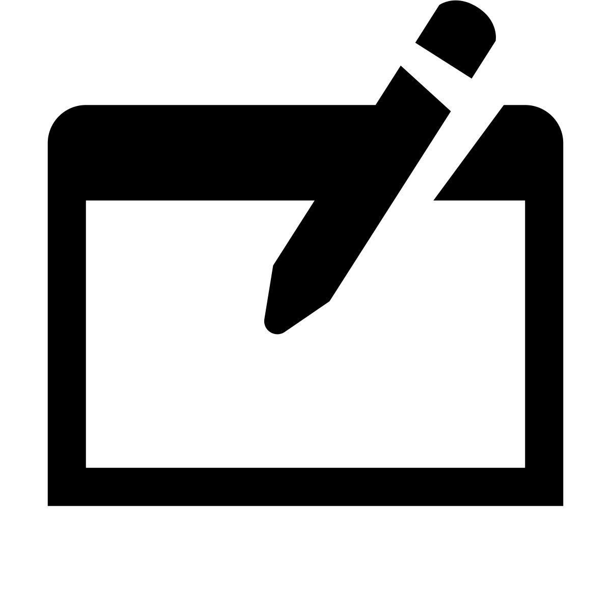 glyph neue style create icon