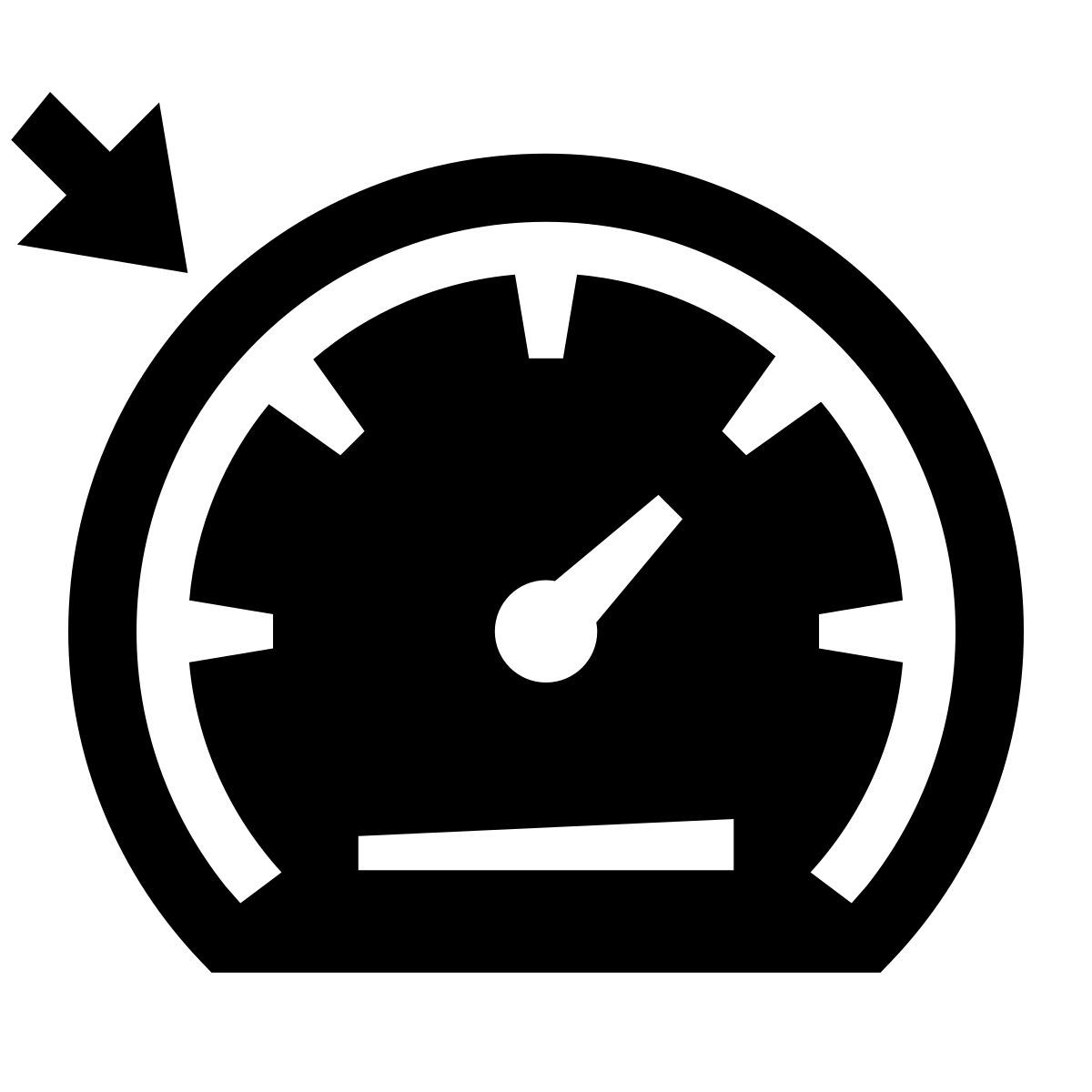 glyph neue style cruise control attivo icon