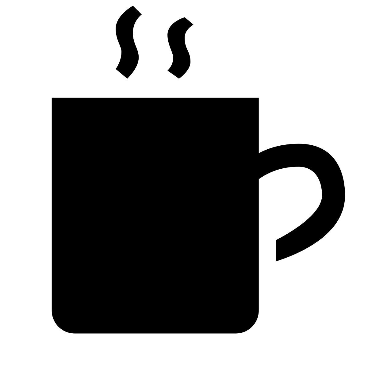 glyph neue style tazza icon