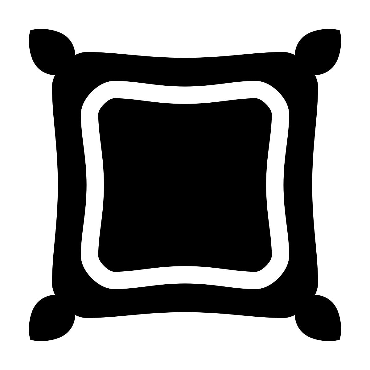 glyph neue style coussin icon