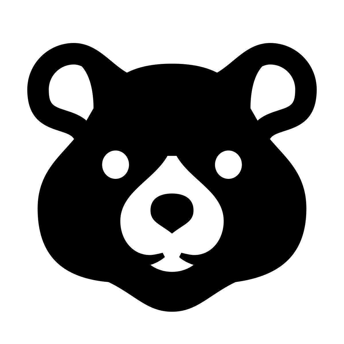 glyph neue style criceto carino icon