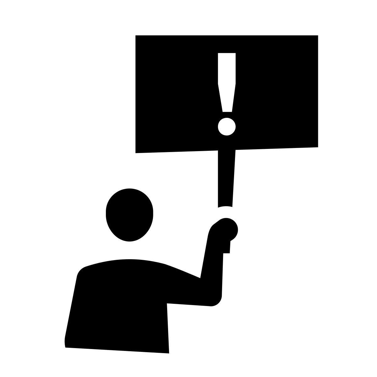 glyph neue style demande icon