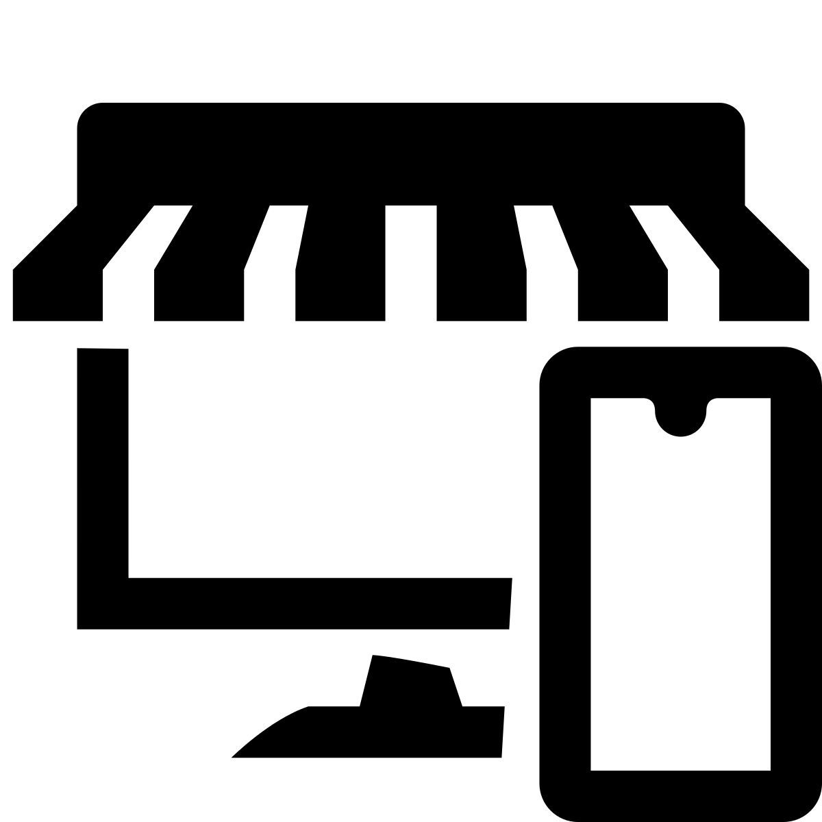 glyph neue style geräteshop icon