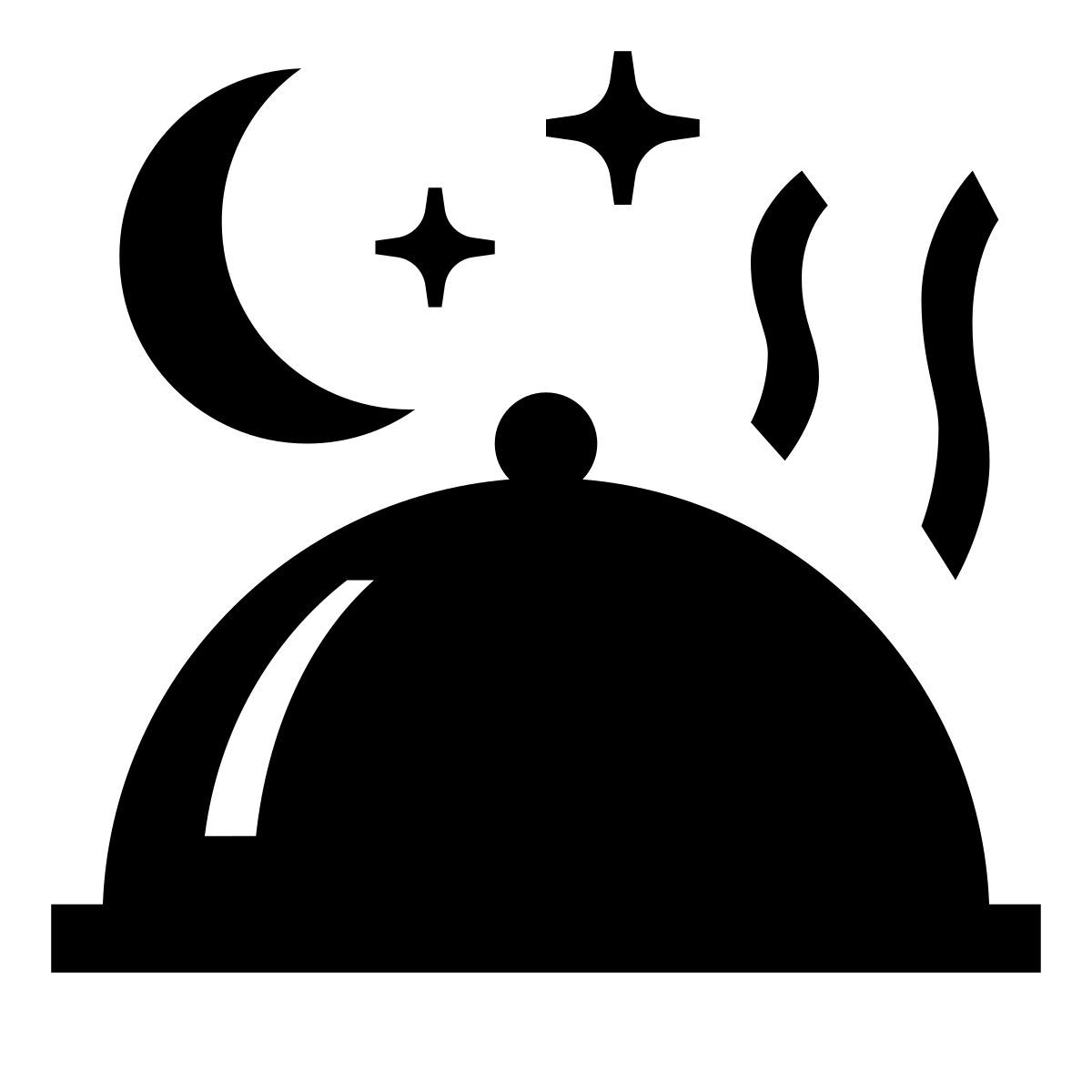 glyph neue style abendessen icon