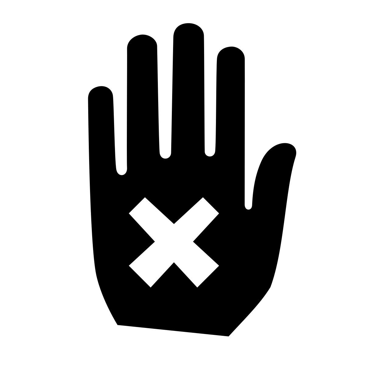 glyph neue style refus icon