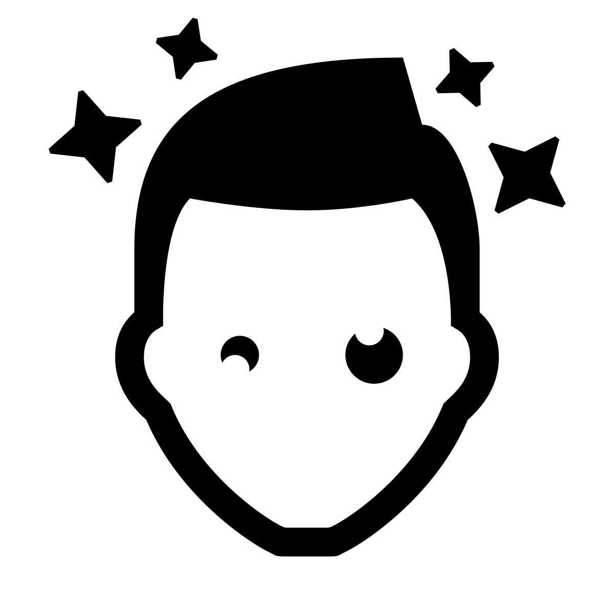 glyph neue style 晕人 icon