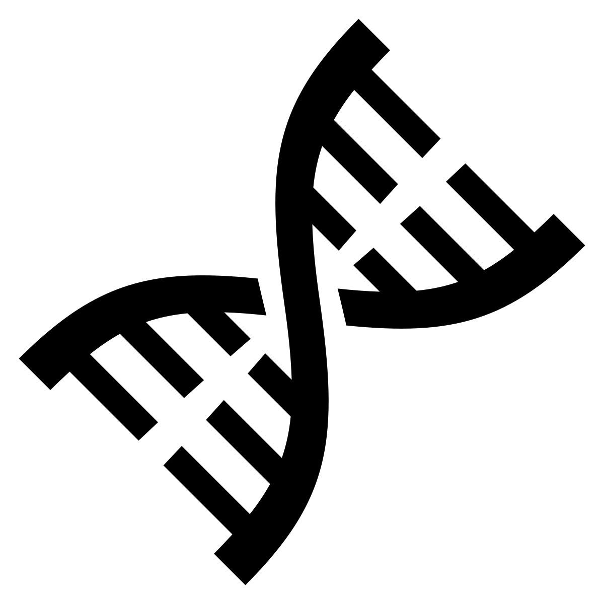 glyph neue style genética icon