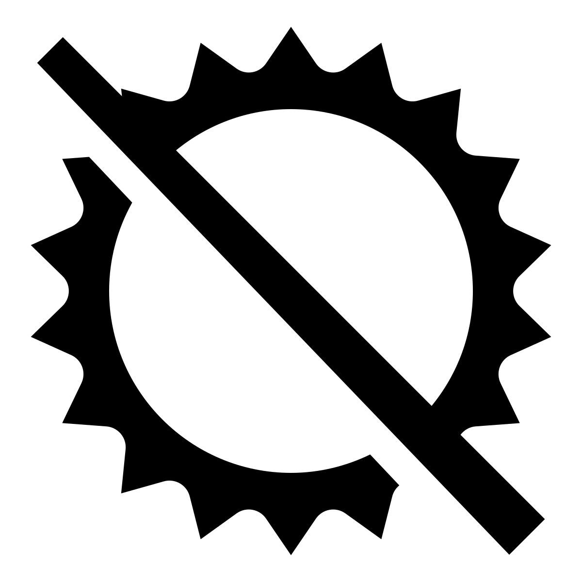 glyph neue style 直射日光禁止 icon