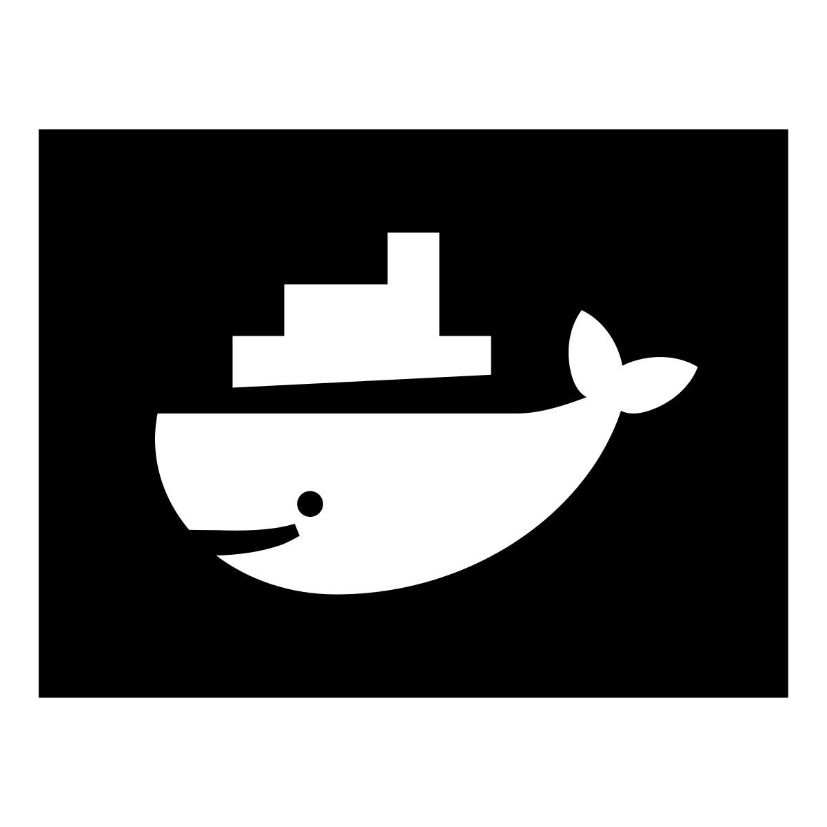 glyph neue style docker container icon