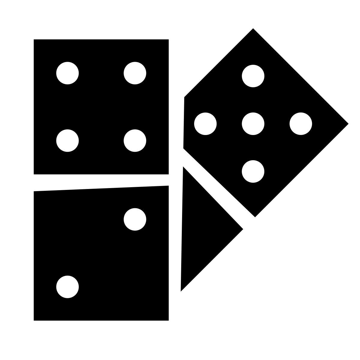 glyph neue style dominos icon