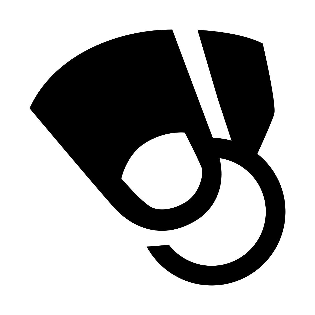 glyph neue style donación icon