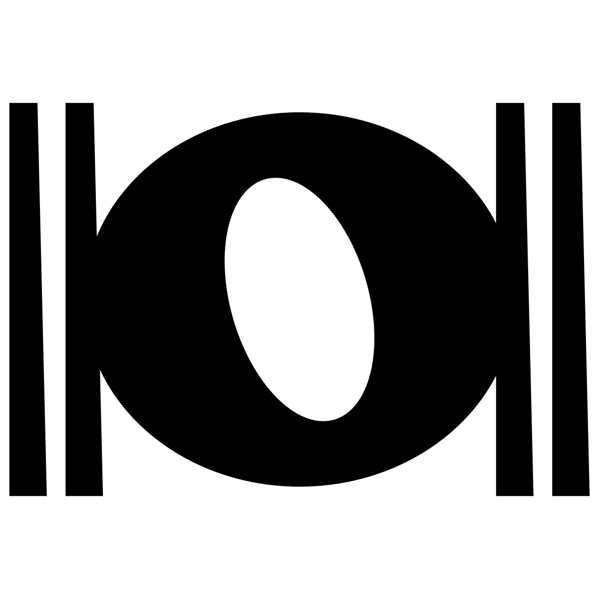 glyph neue style double note entière icon