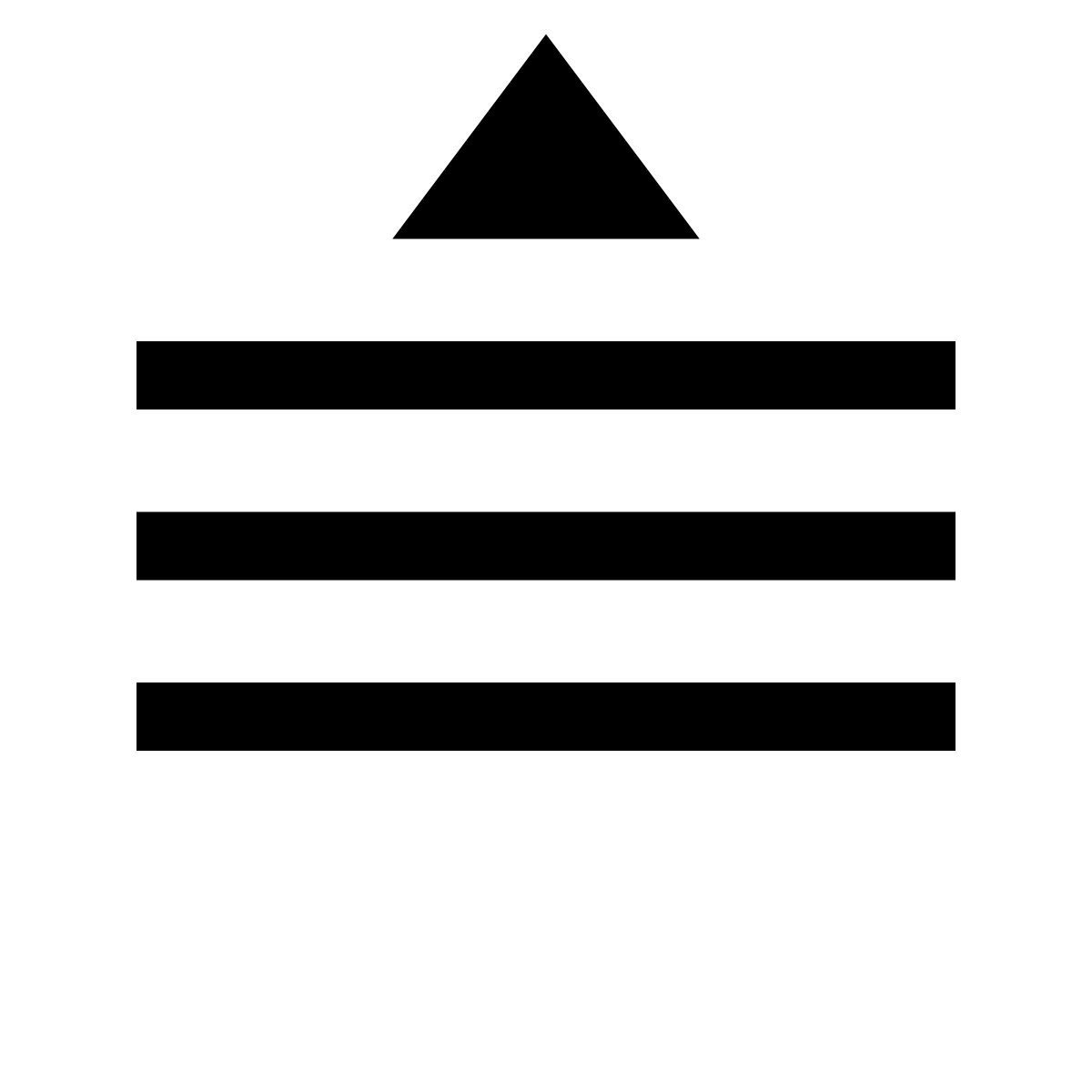 glyph neue style 목록 위로 드래그 icon