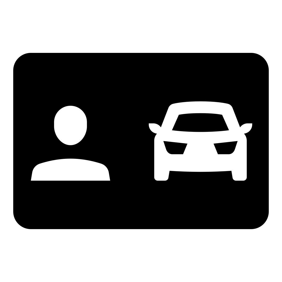 glyph neue style 運転免許証カード icon