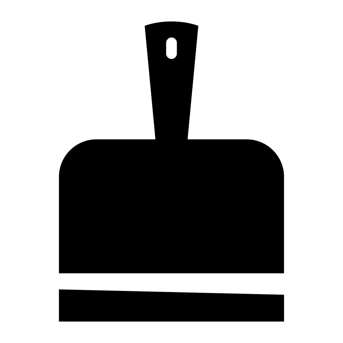 glyph neue style dustpan icon