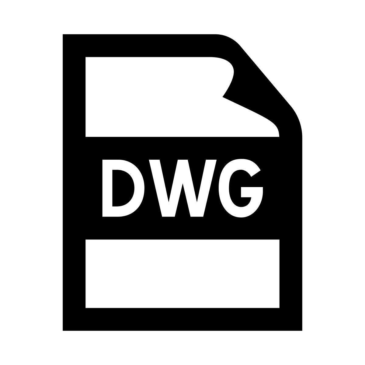 glyph neue style dwg icon