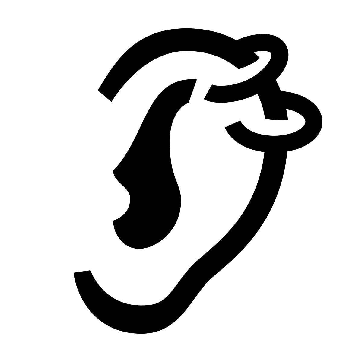 glyph neue style 穿耳洞 icon