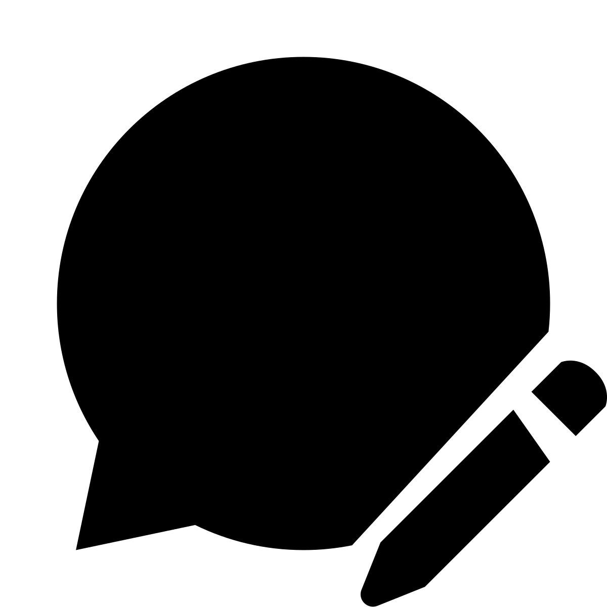 glyph neue style редактировать историю чата icon
