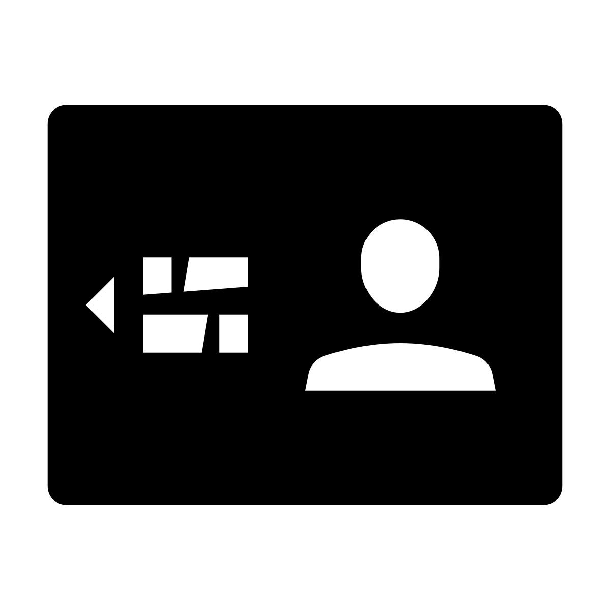 glyph neue style 电子身份证 icon