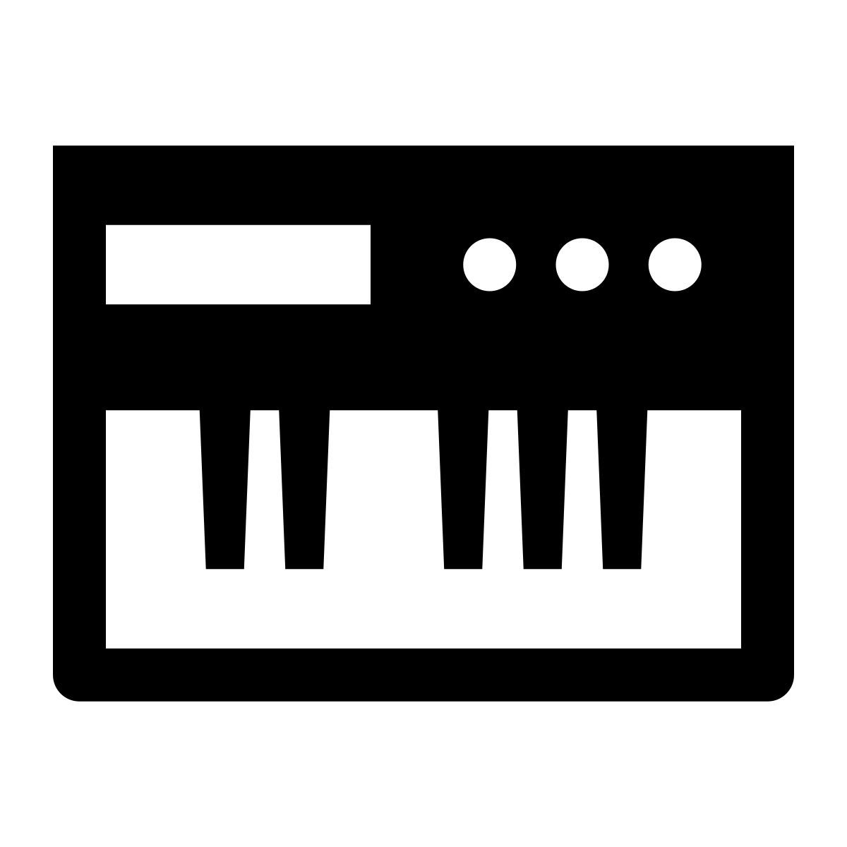 glyph neue style 电子音乐 icon