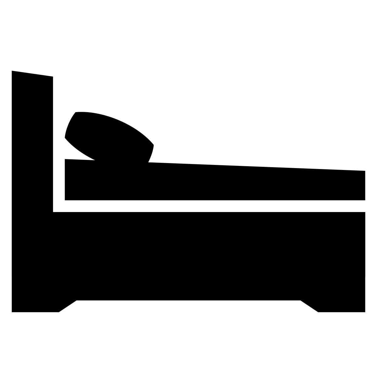 glyph neue style 空のベッド icon