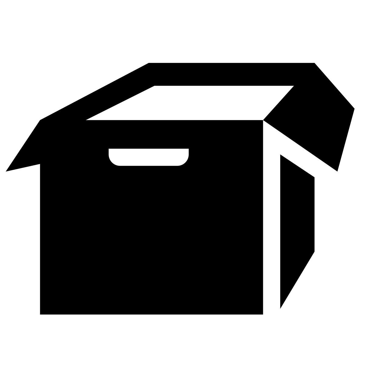 glyph neue style caja vacía icon