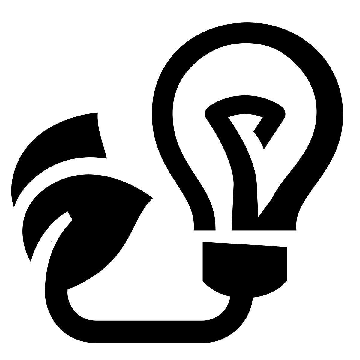 glyph neue style 省エネ電球 icon