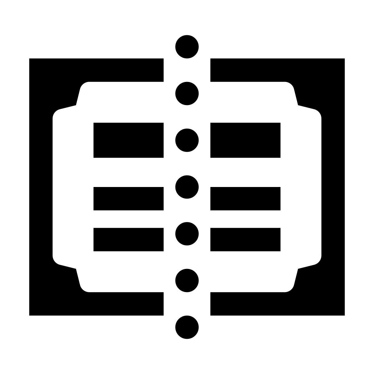glyph neue style equity security icon