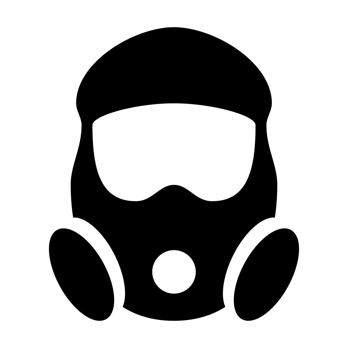 glyph neue style escape mask icon