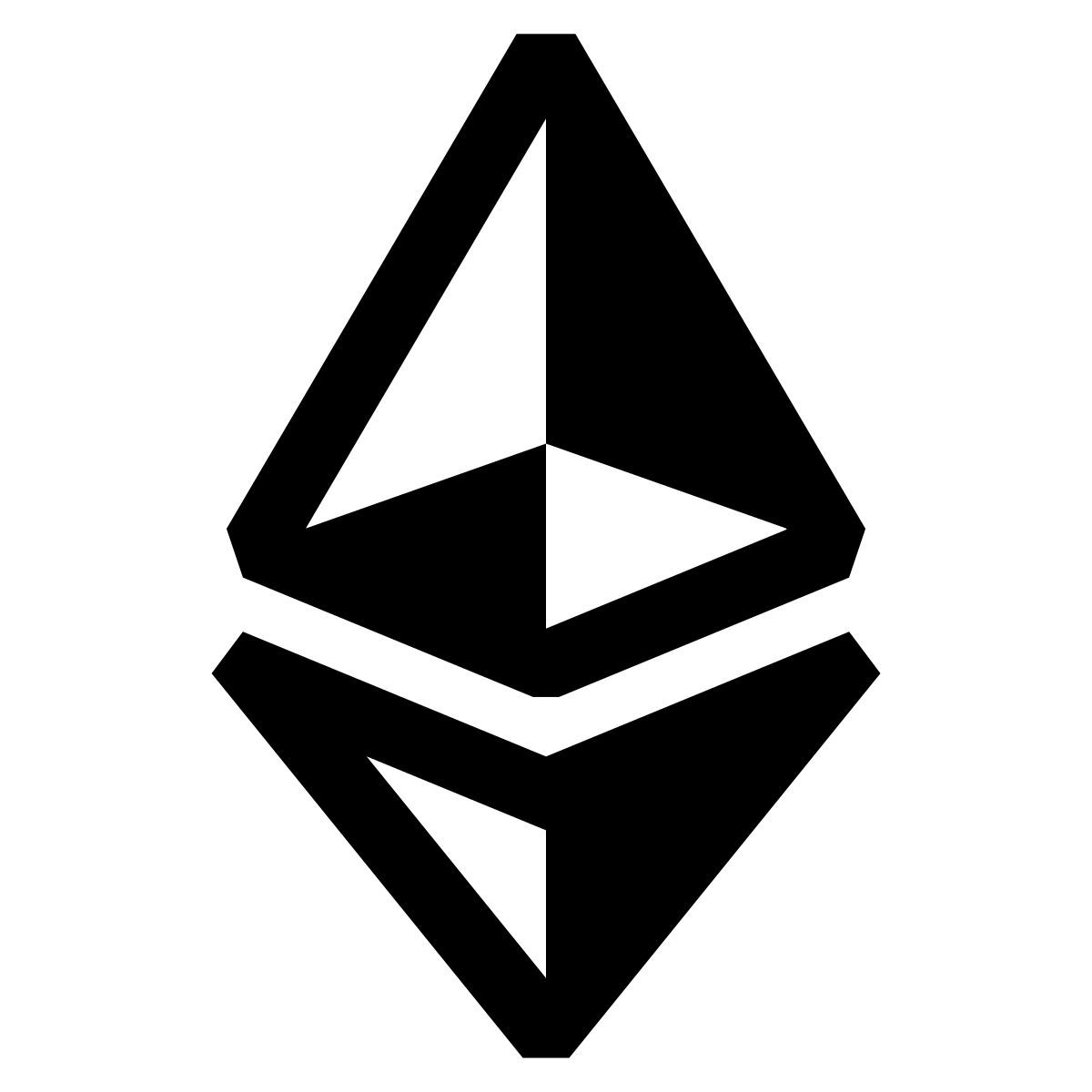 glyph neue style ethereum icon