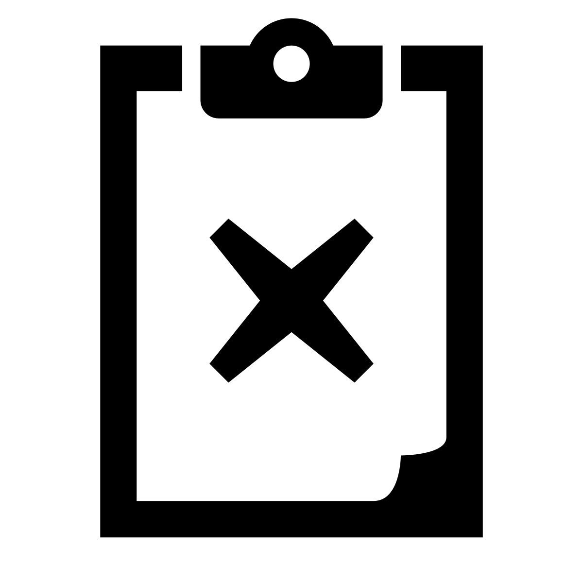 glyph neue style fail icon