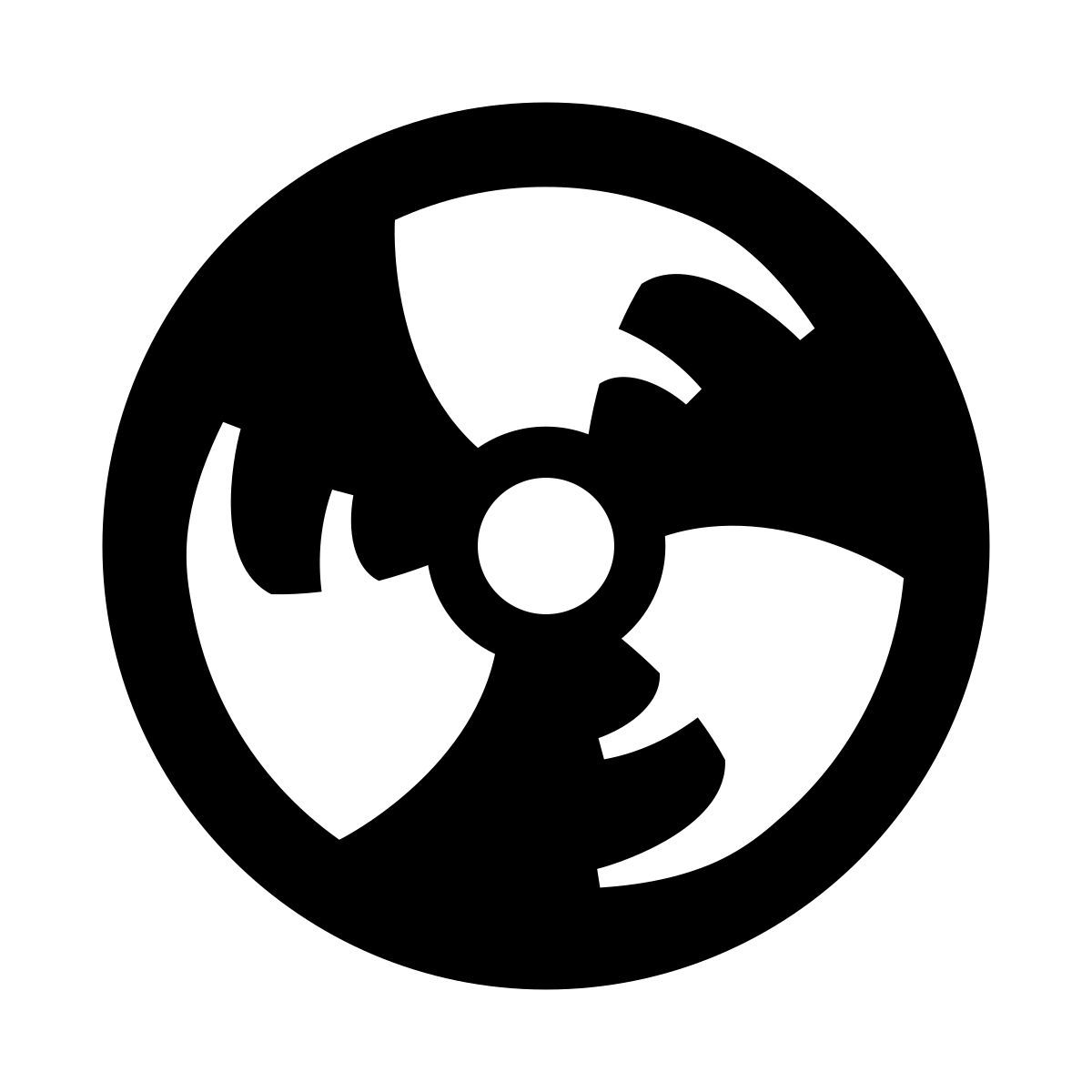 glyph neue style 팬 헤드 icon