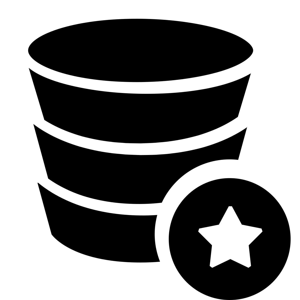 glyph neue style base de données préférée icon