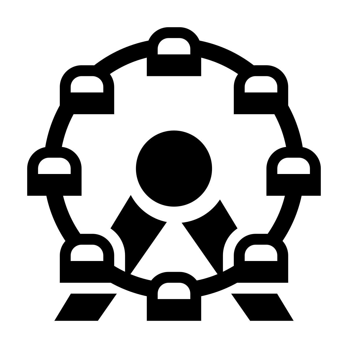 glyph neue style grande roue icon