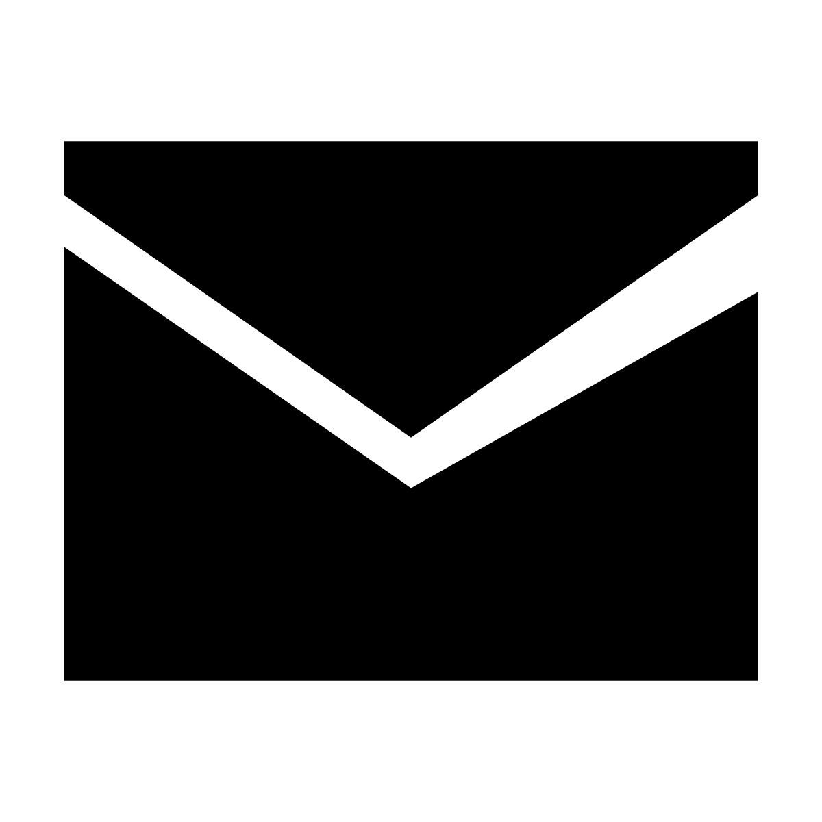 glyph neue style envelope icon