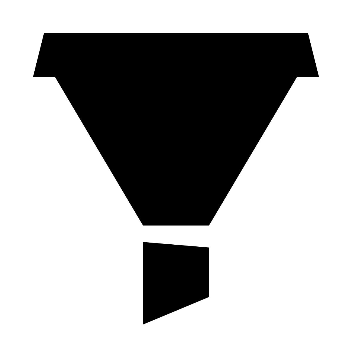 glyph neue style filter icon